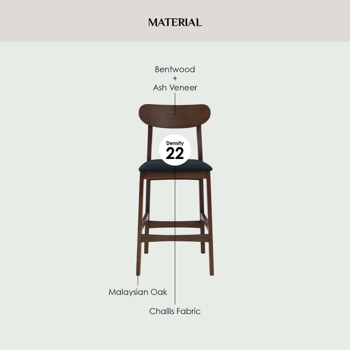 LENNOX COUNTER CHAIR
