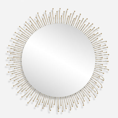 Aga Round Gold Mirror