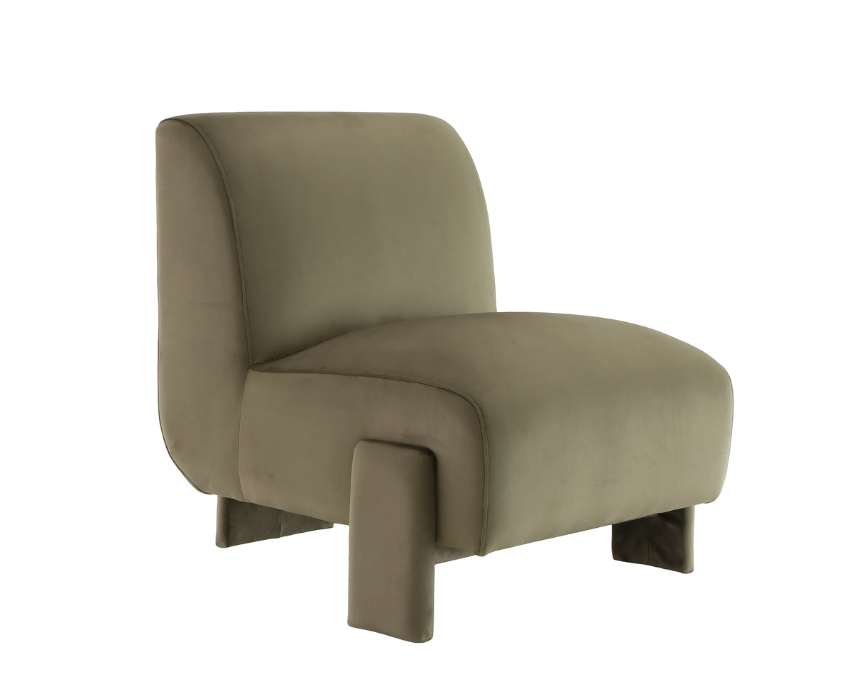 Meryl Green Accent Chair