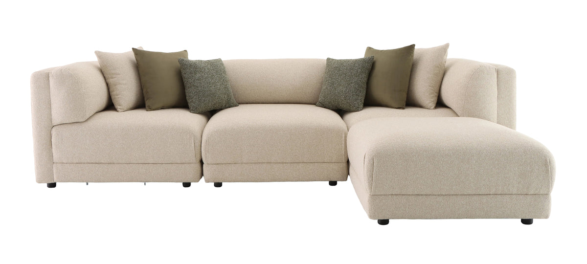 Meryl Beige Sectional Set