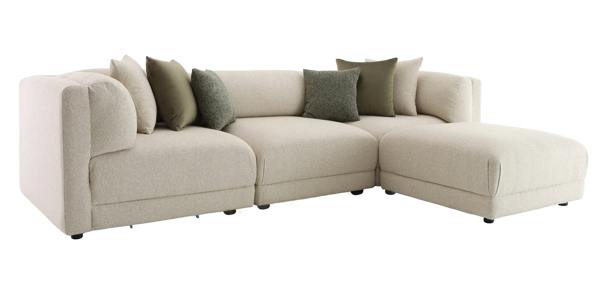 Meryl Beige Sectional Set