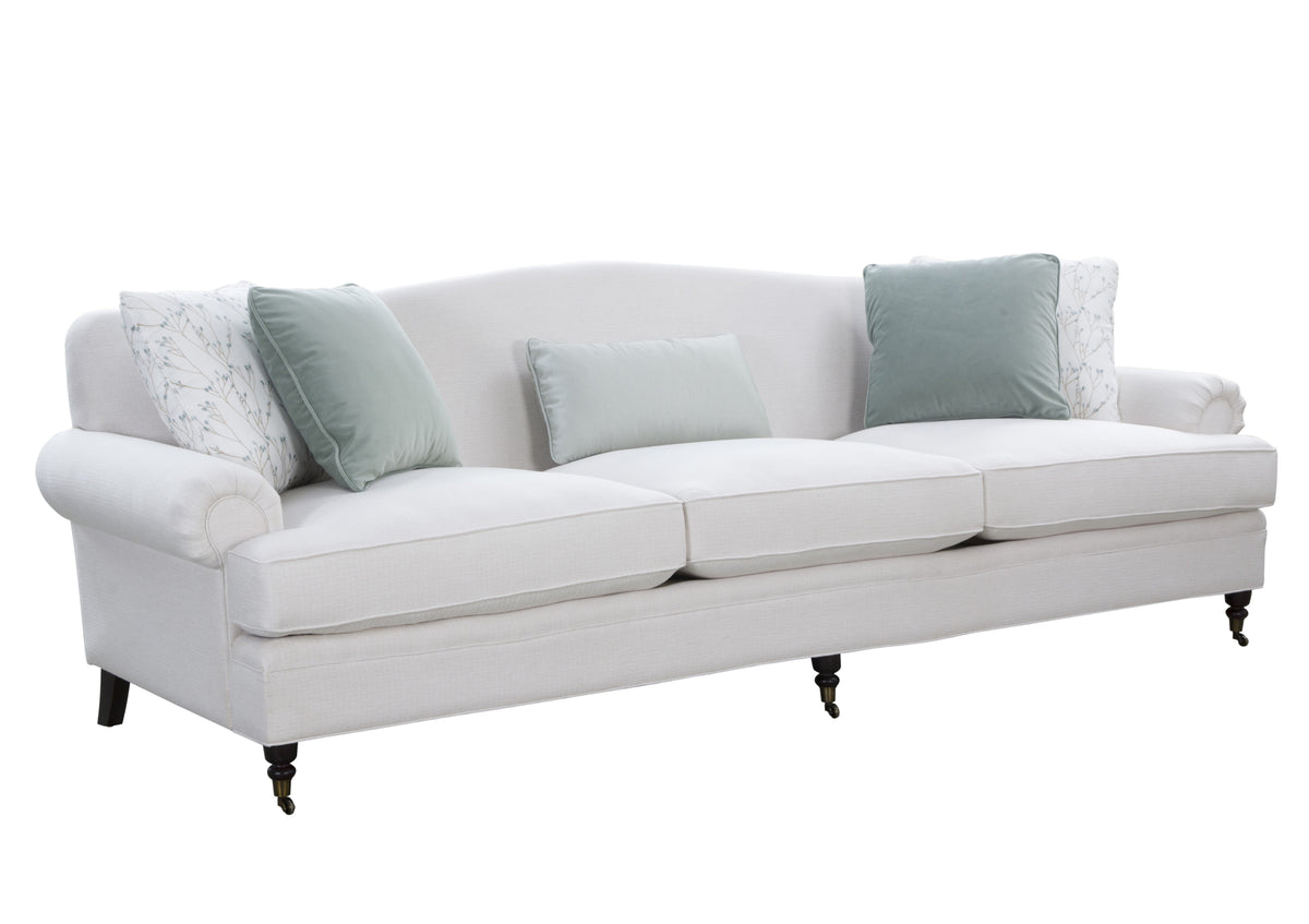 Novelle White Cream Sofa 280cm