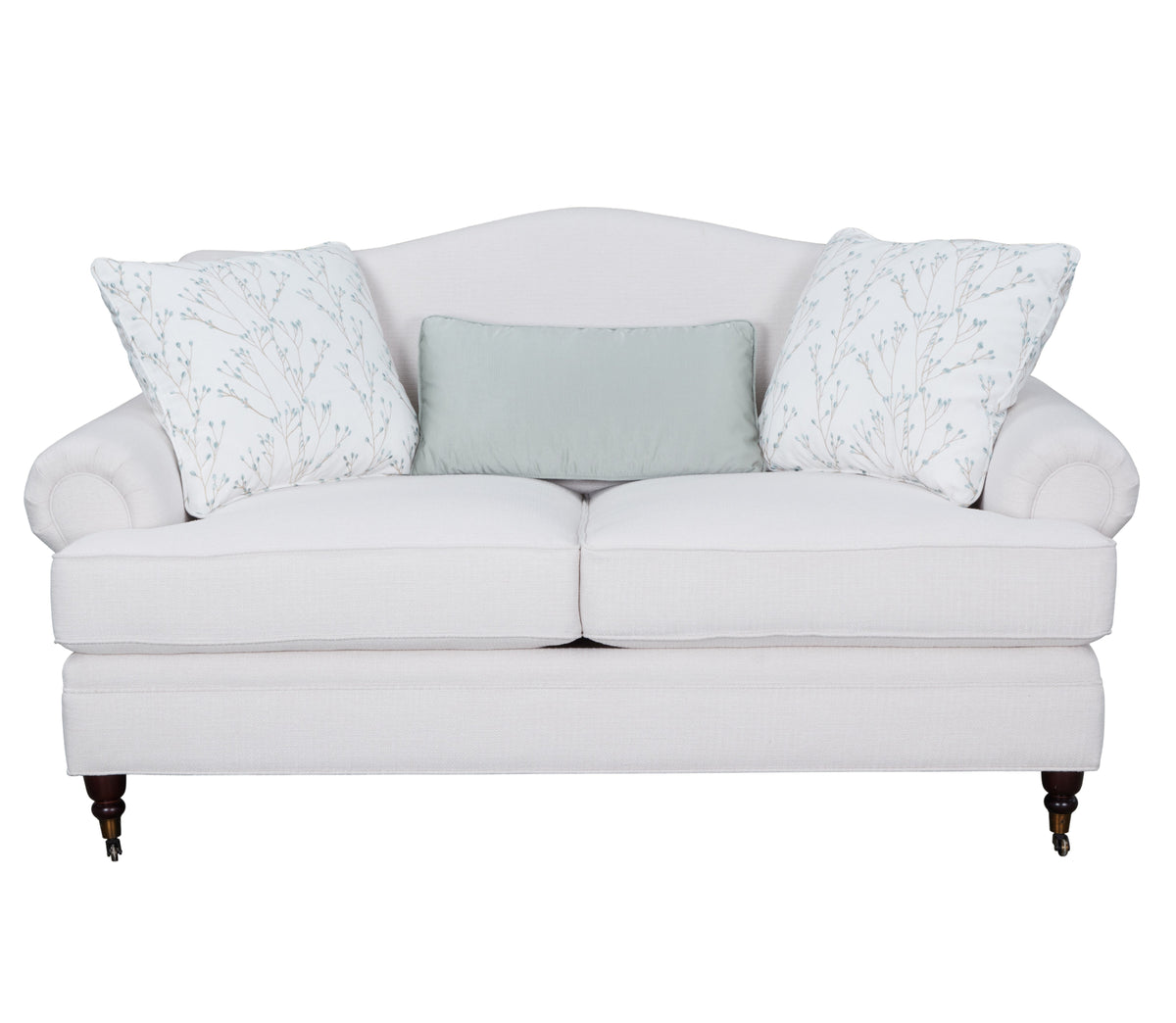 Novelle White Cream Loveseat 174cm