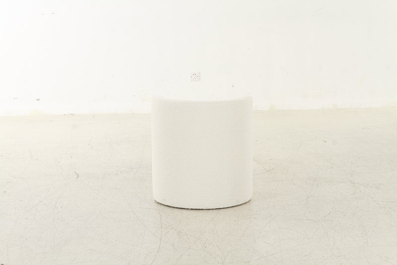 Mono off White Ottoman