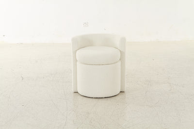 Mono off White Ottoman