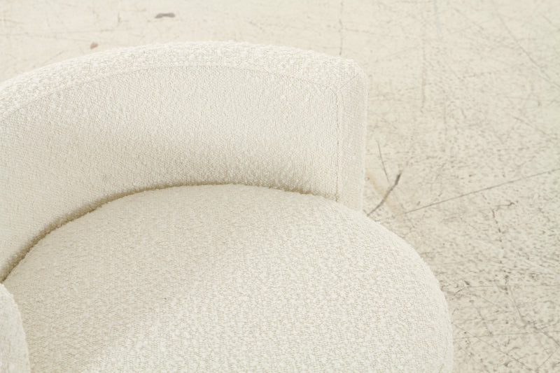 Mono off White Ottoman