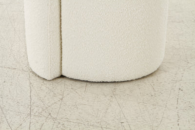 Mono off White Ottoman