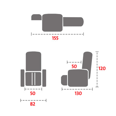 OTO Cyber Full Body Massage Chair with Human Touch Technology.