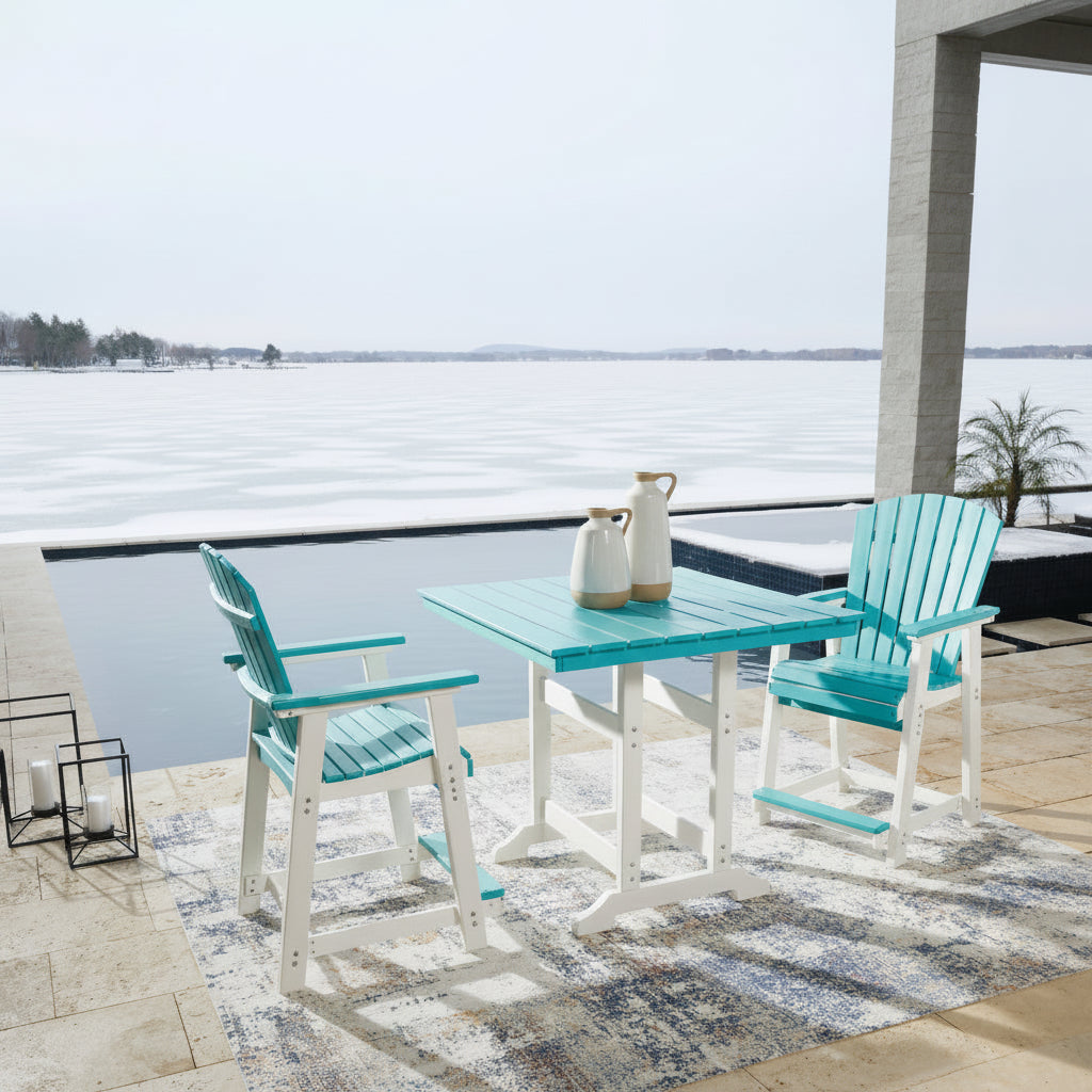 Eisely Outdoor Counter Height Dining Table