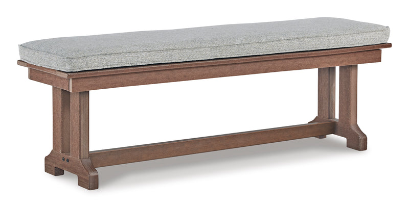 Emmeline Outdoor Dining Bench with Cushion