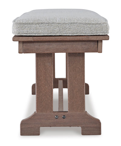 Emmeline Outdoor Dining Bench with Cushion