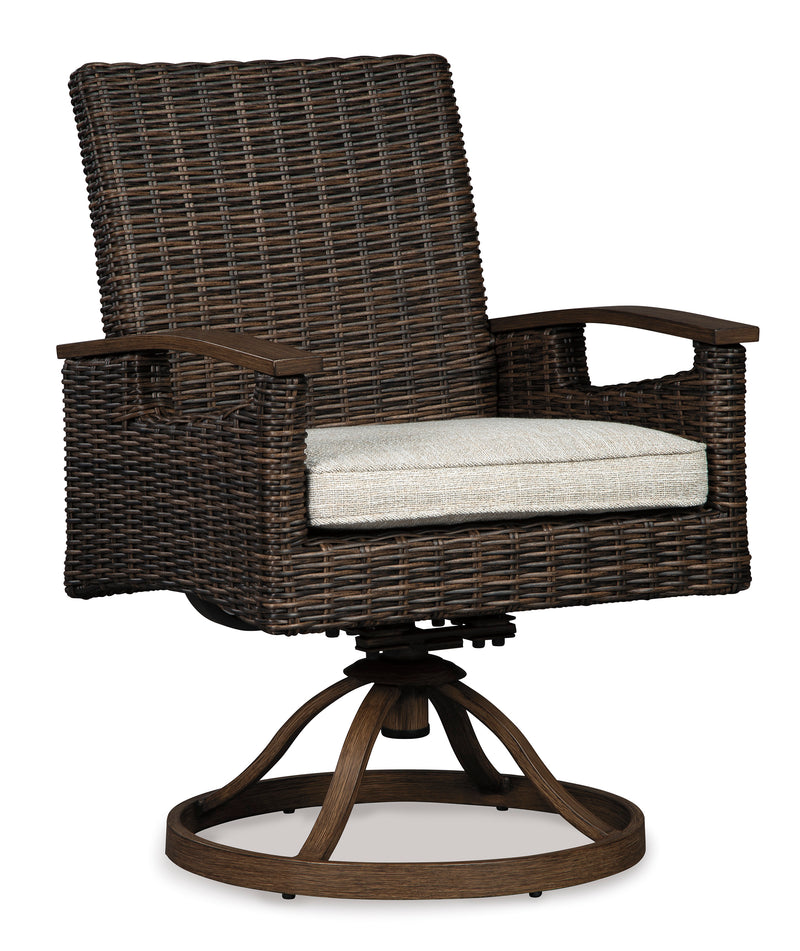 كرسي دوار مع وسادة