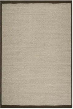 Palermo Cloud White Mahogany Rug - 400 x 500 cm