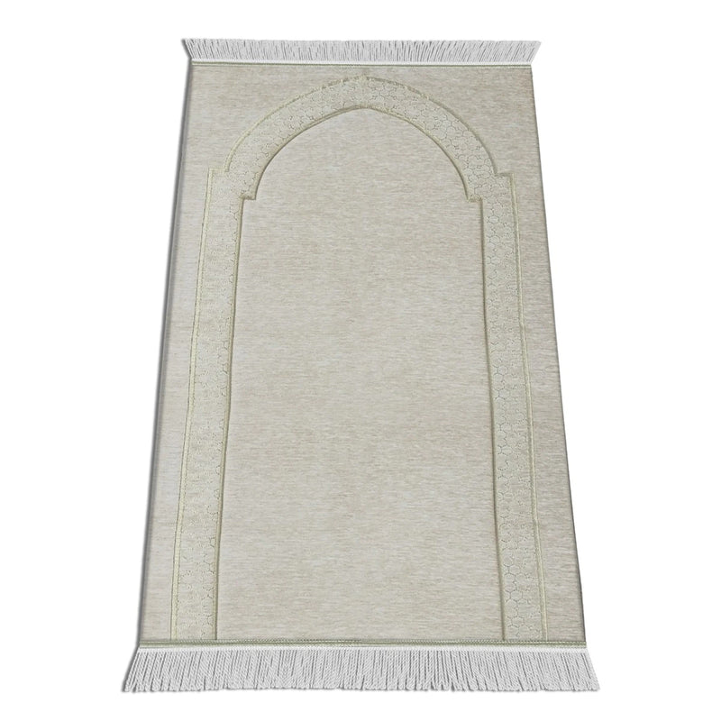 Al-Huda Memory Foam Prayer Mat| Soft Velvet Fabric | Joint & Knee Support | Foldable Design
