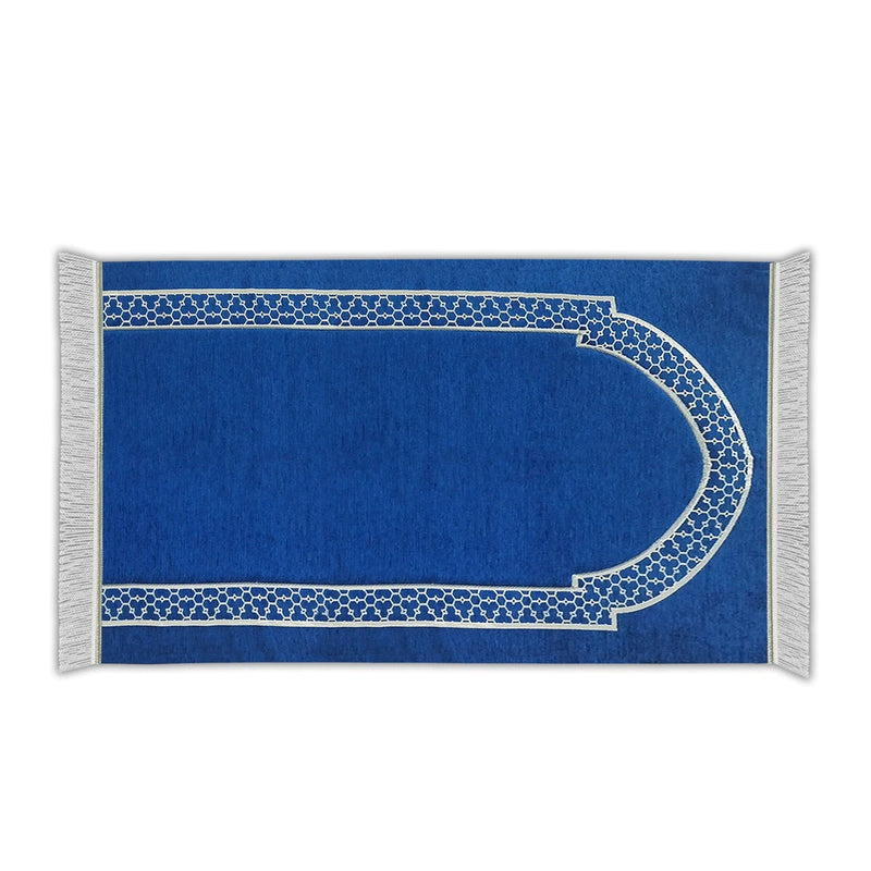 Al-Huda Memory Foam Prayer Mat| Soft Velvet Fabric | Joint & Knee Support | Foldable Design