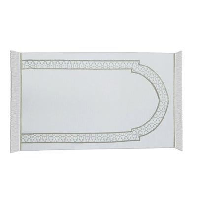 Al-Huda Memory Foam Prayer Mat| Soft Velvet Fabric | Joint & Knee Support | Foldable Design