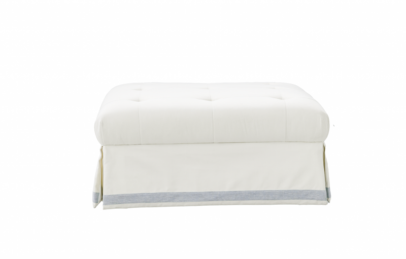 Cottage Calm by Nouf Alaboudi Ottoman