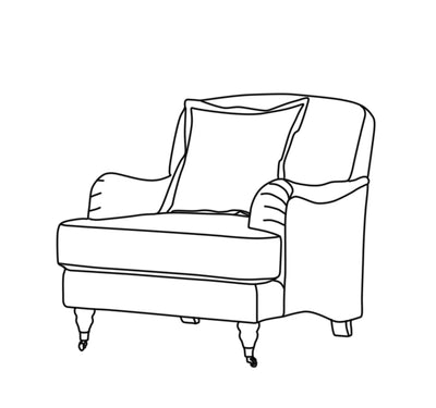 كرسي نوف العبودي باللون الكريمي