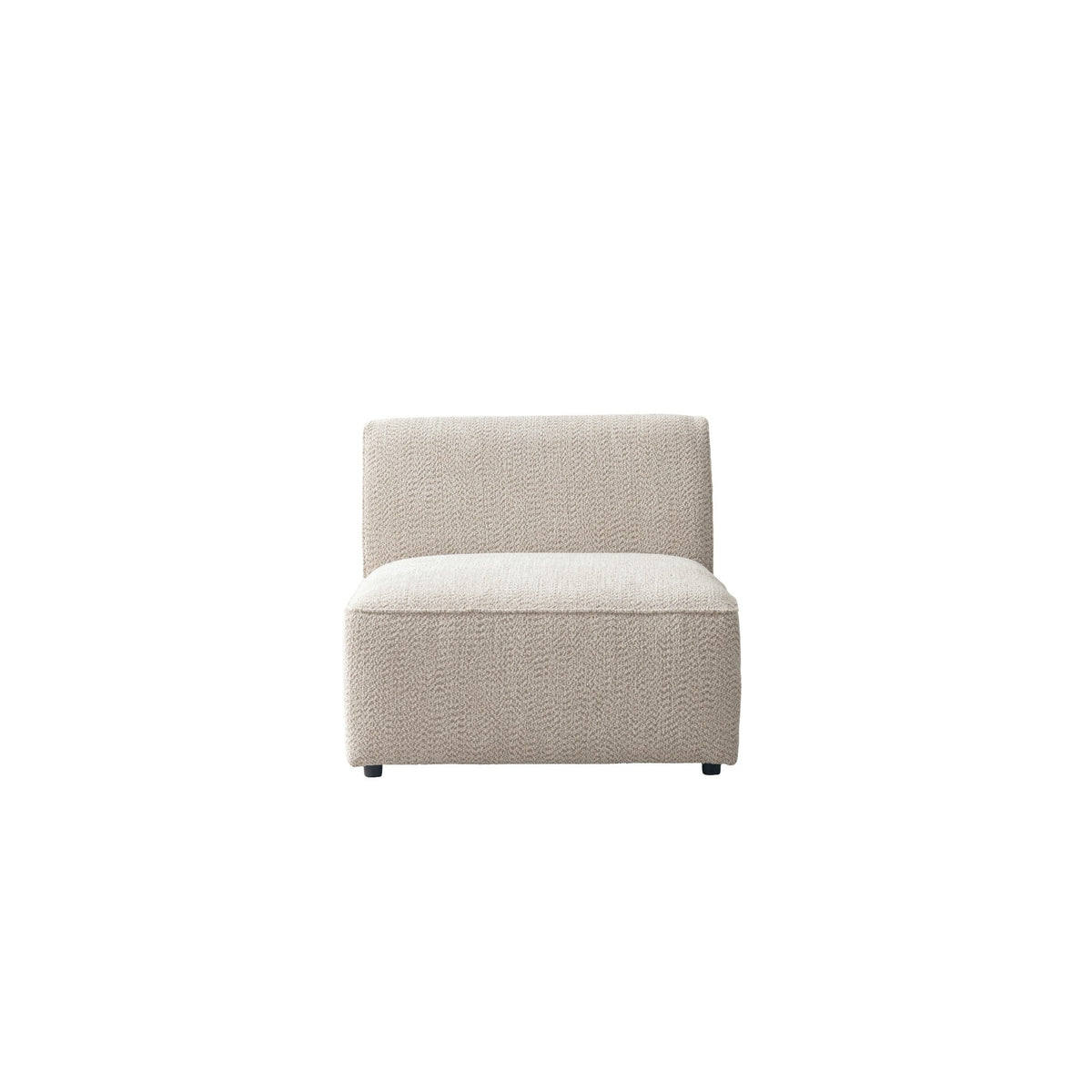 Raya Beige Armless Chair