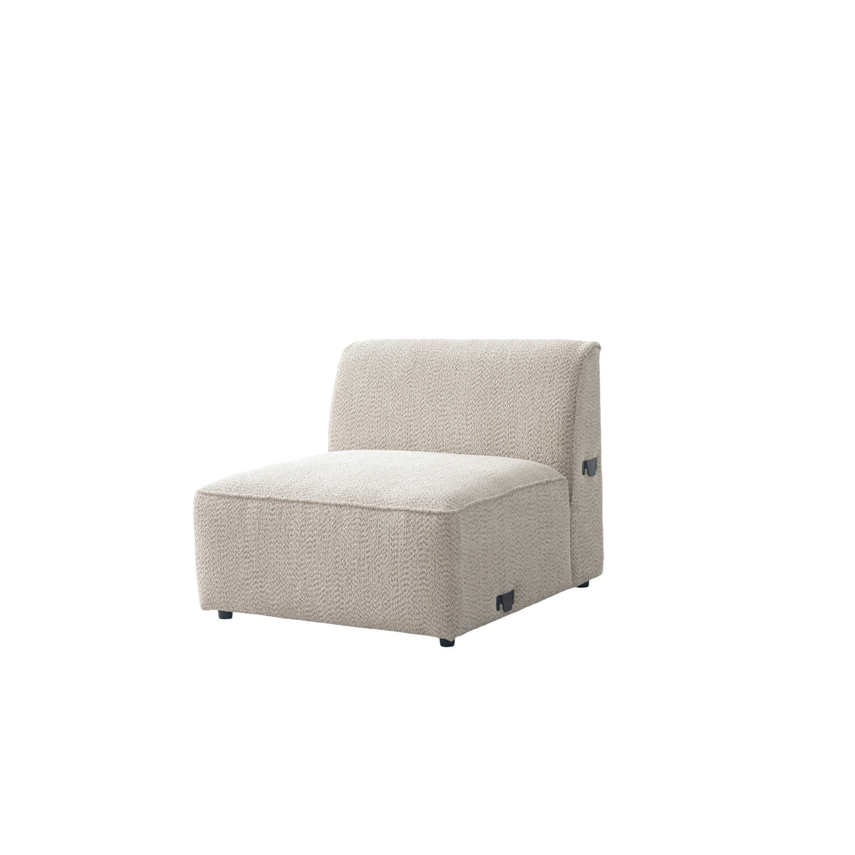 Raya Beige Armless Chair