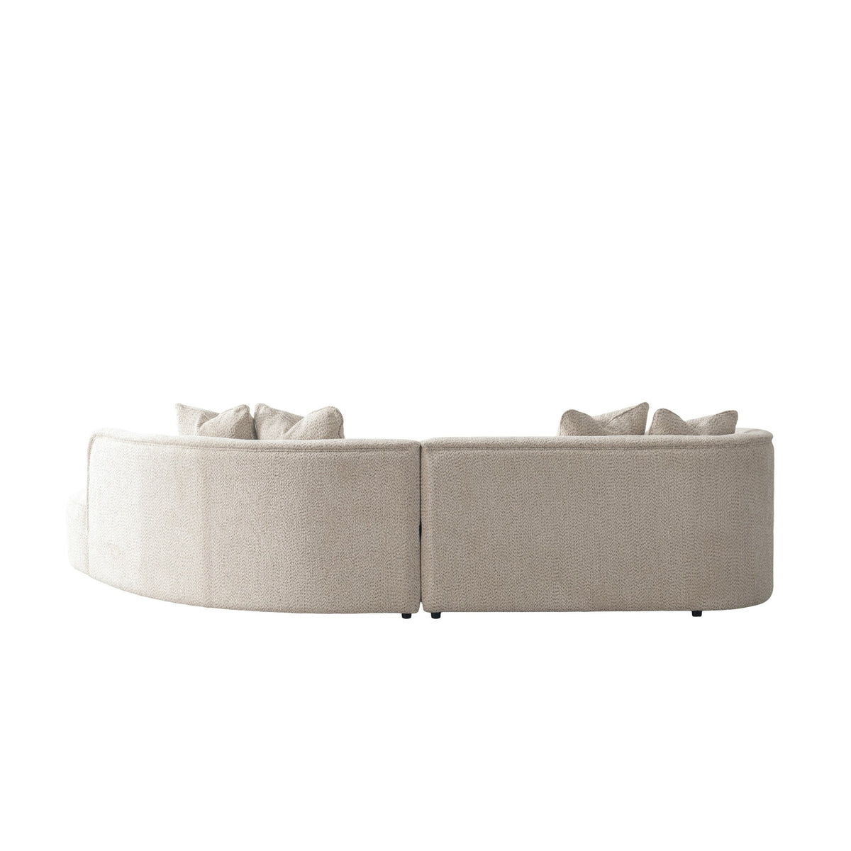 Raya Beige Sectional (Right Chaise+Left Arm)
