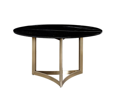 Alexa Black Marble Dining table