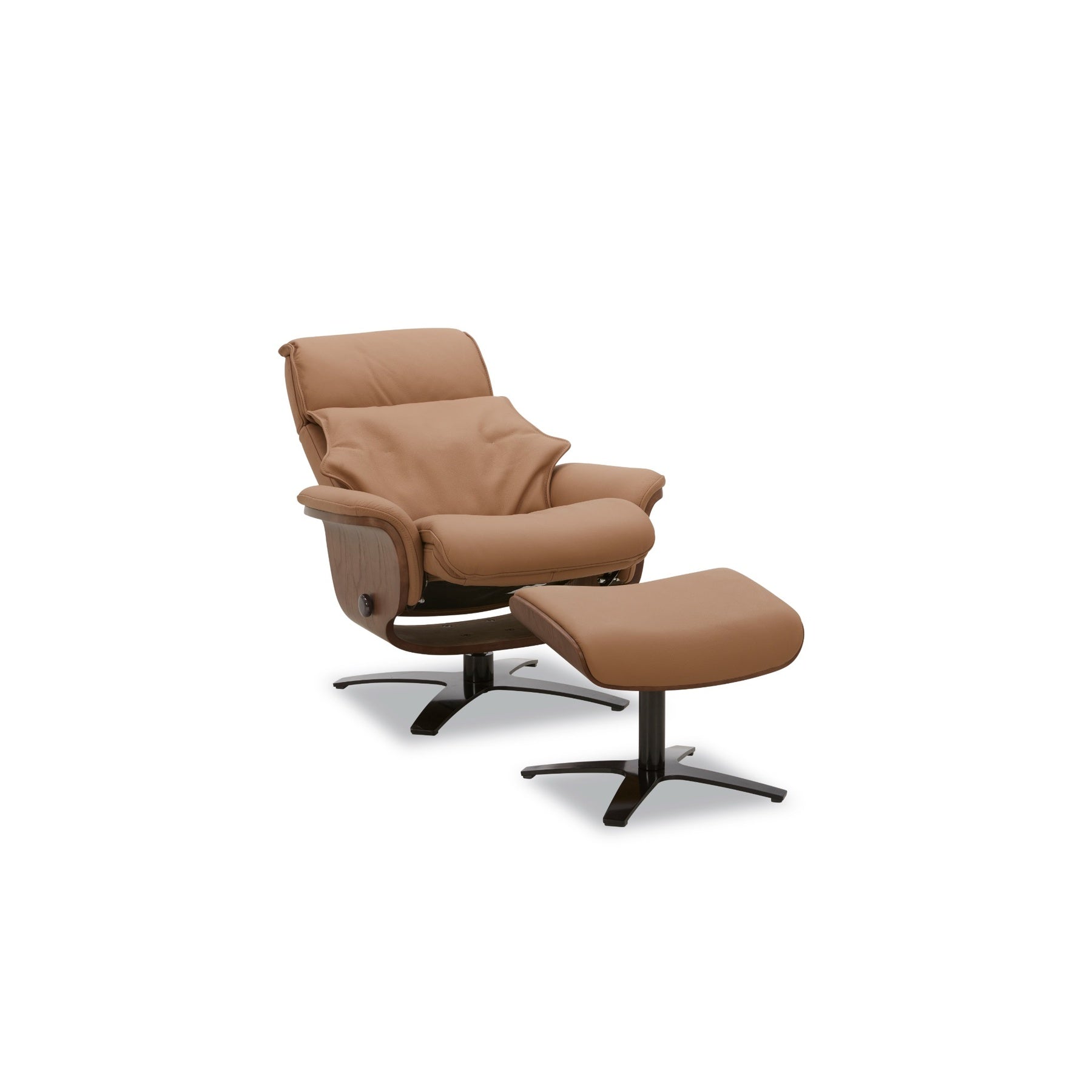 Brown Leather Manual Recliner Kit