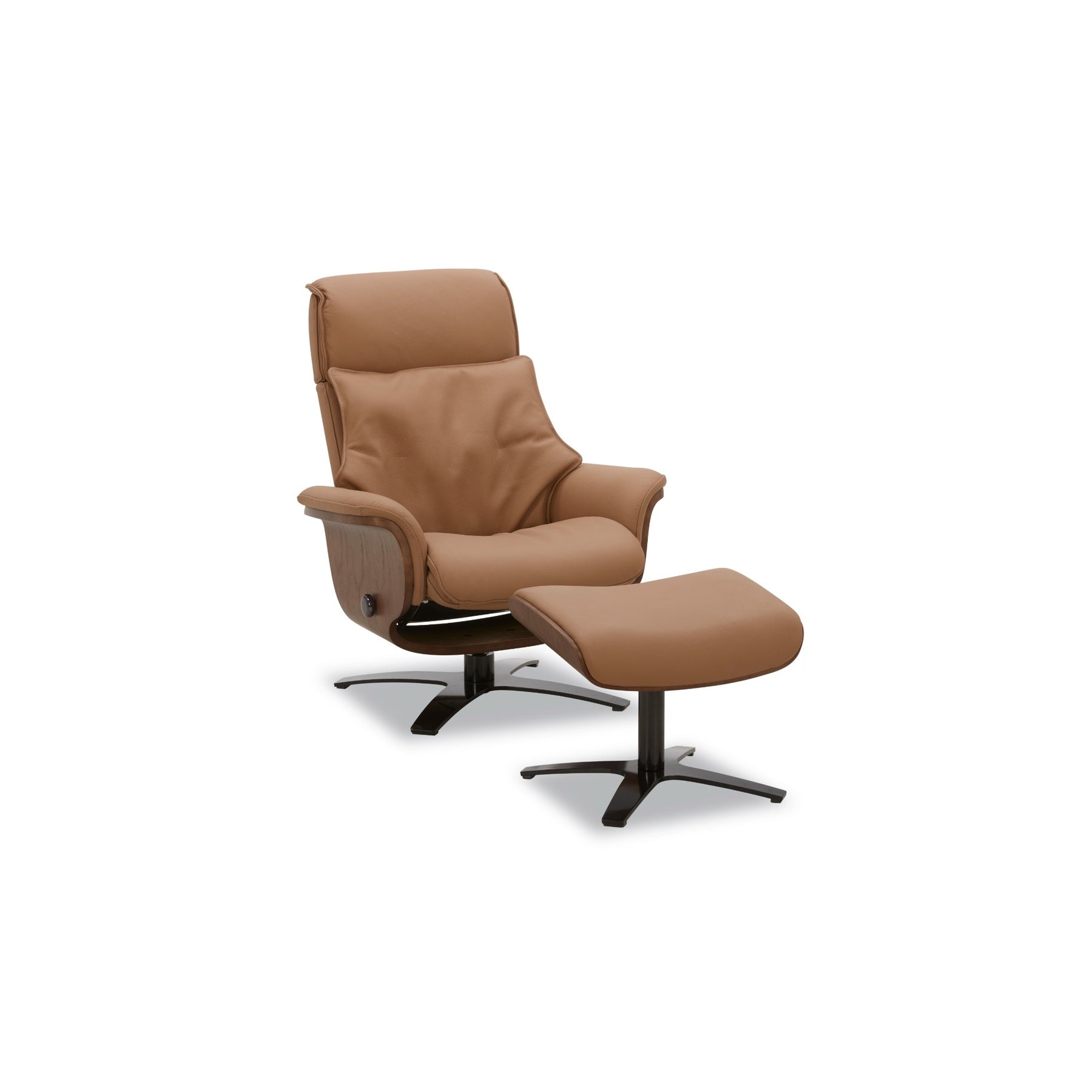 Brown Leather Manual Recliner Kit