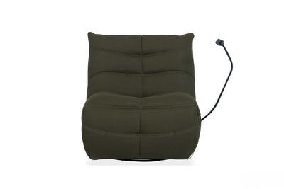 Finn Army green Swivel Power Recliner