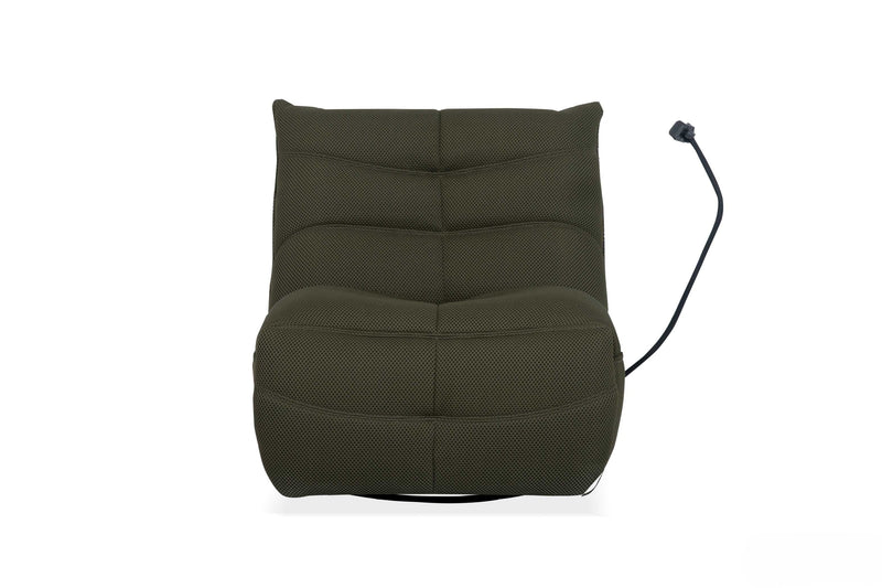 Finn Army green Swivel Power Recliner