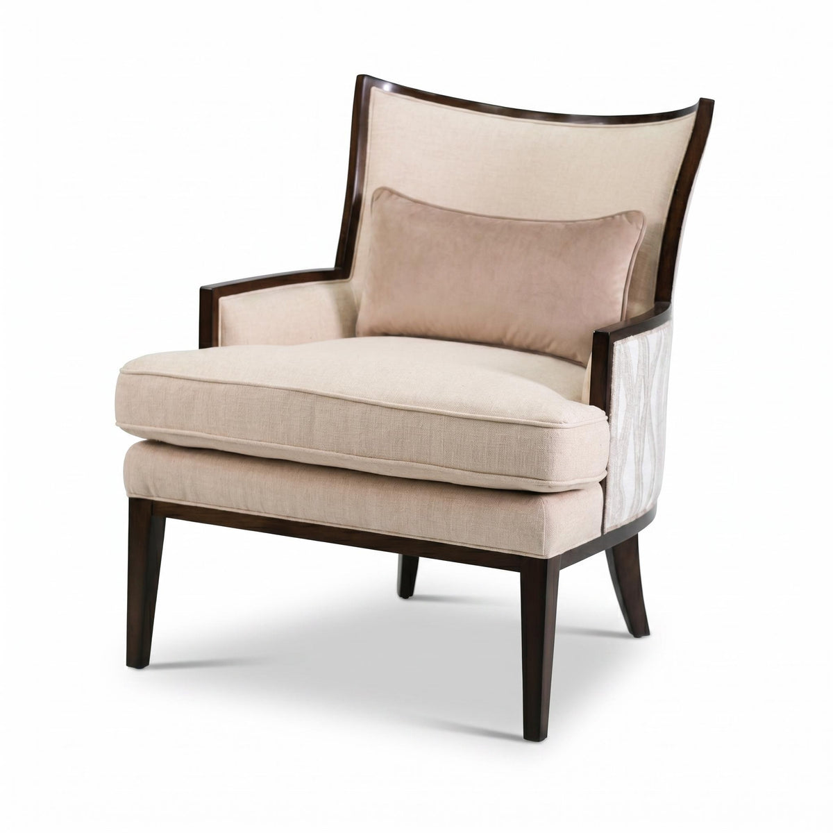 Ajda Beige Arm Chair