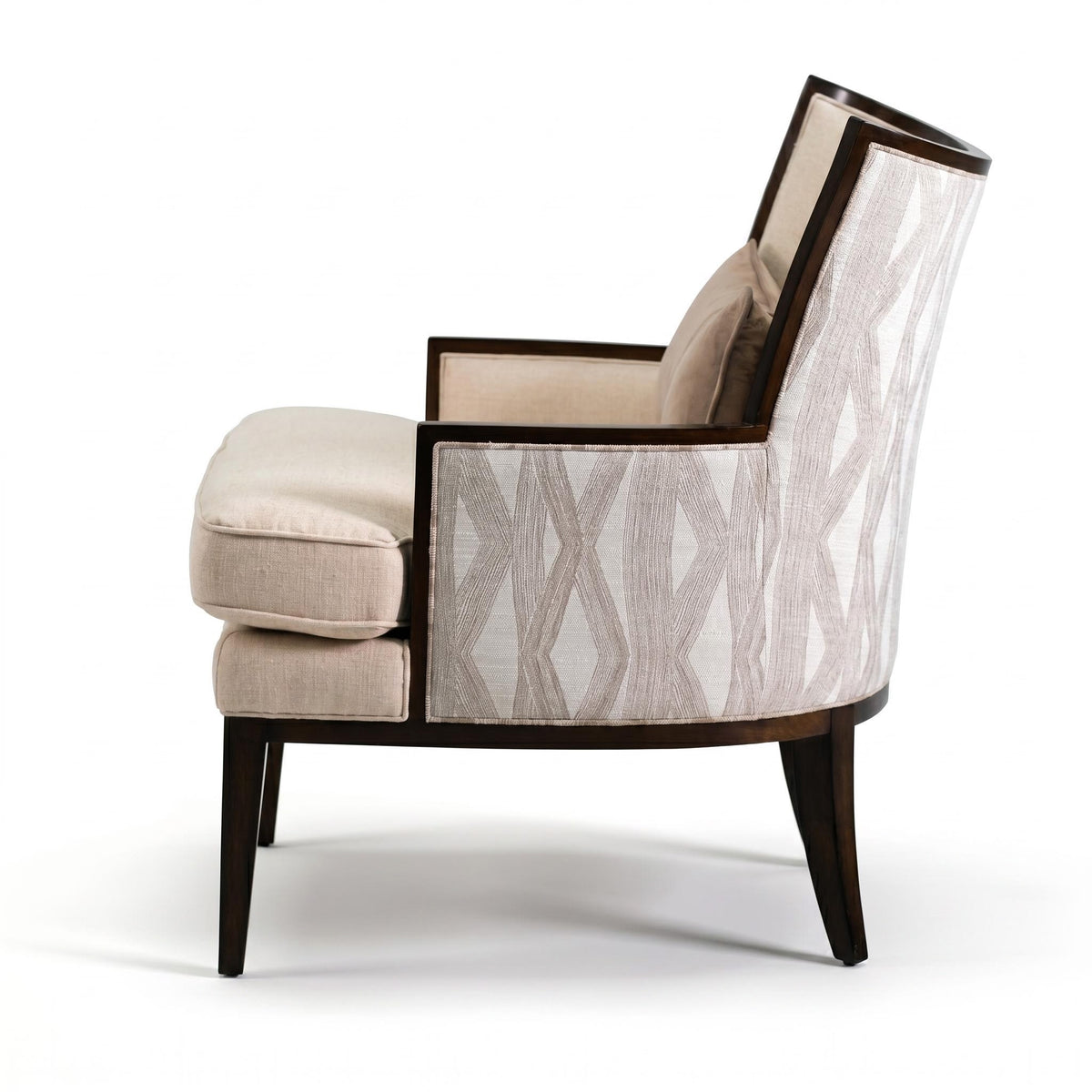 Ajda Beige Arm Chair