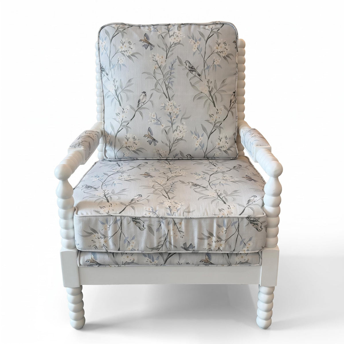 Evergreen Floral Patterns Accent Chair