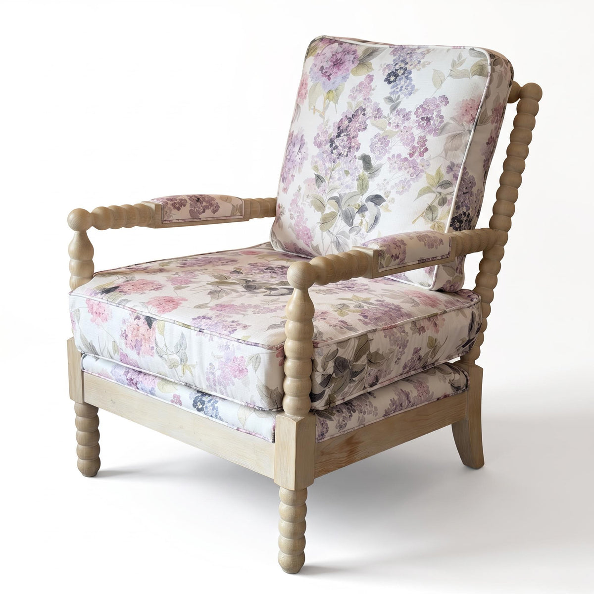 Jasmine Floral Patterns Accent Chair