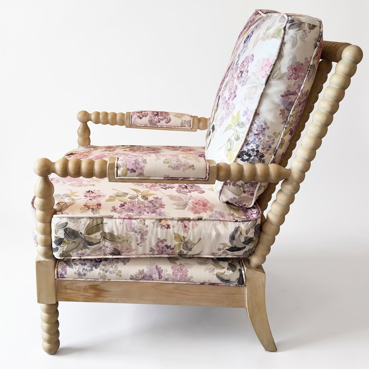 Jasmine Floral Patterns Accent Chair