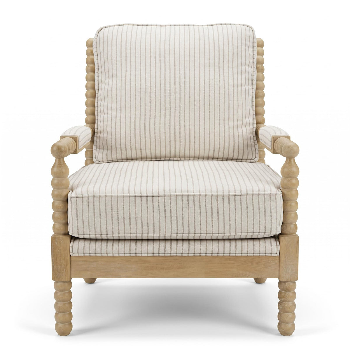 Jasmine Striped Patterns Accent Chair