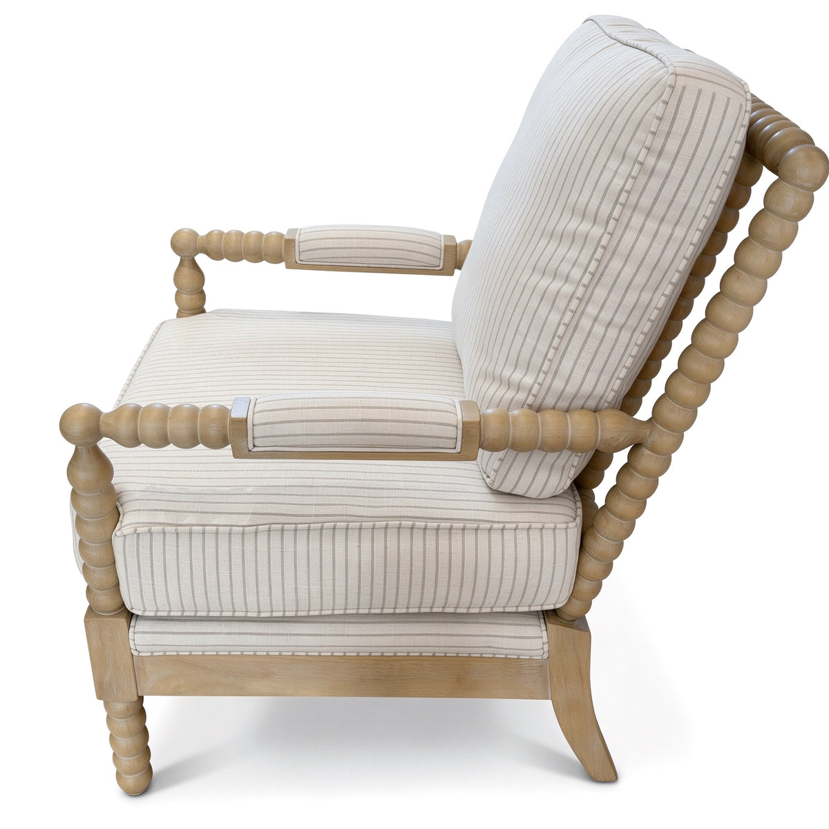 Jasmine Striped Patterns Accent Chair