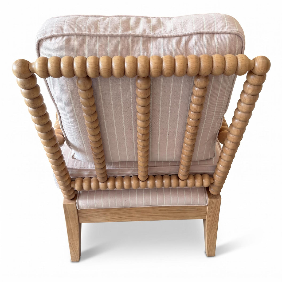 Country Rose Striped Patterns Accent Chair