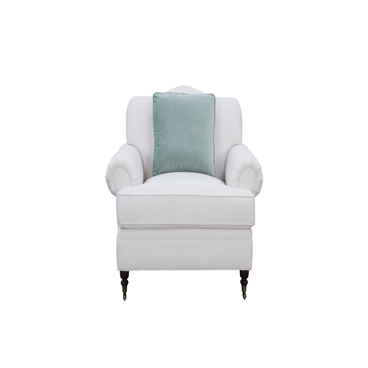 Novelle White Cream Arm Chair