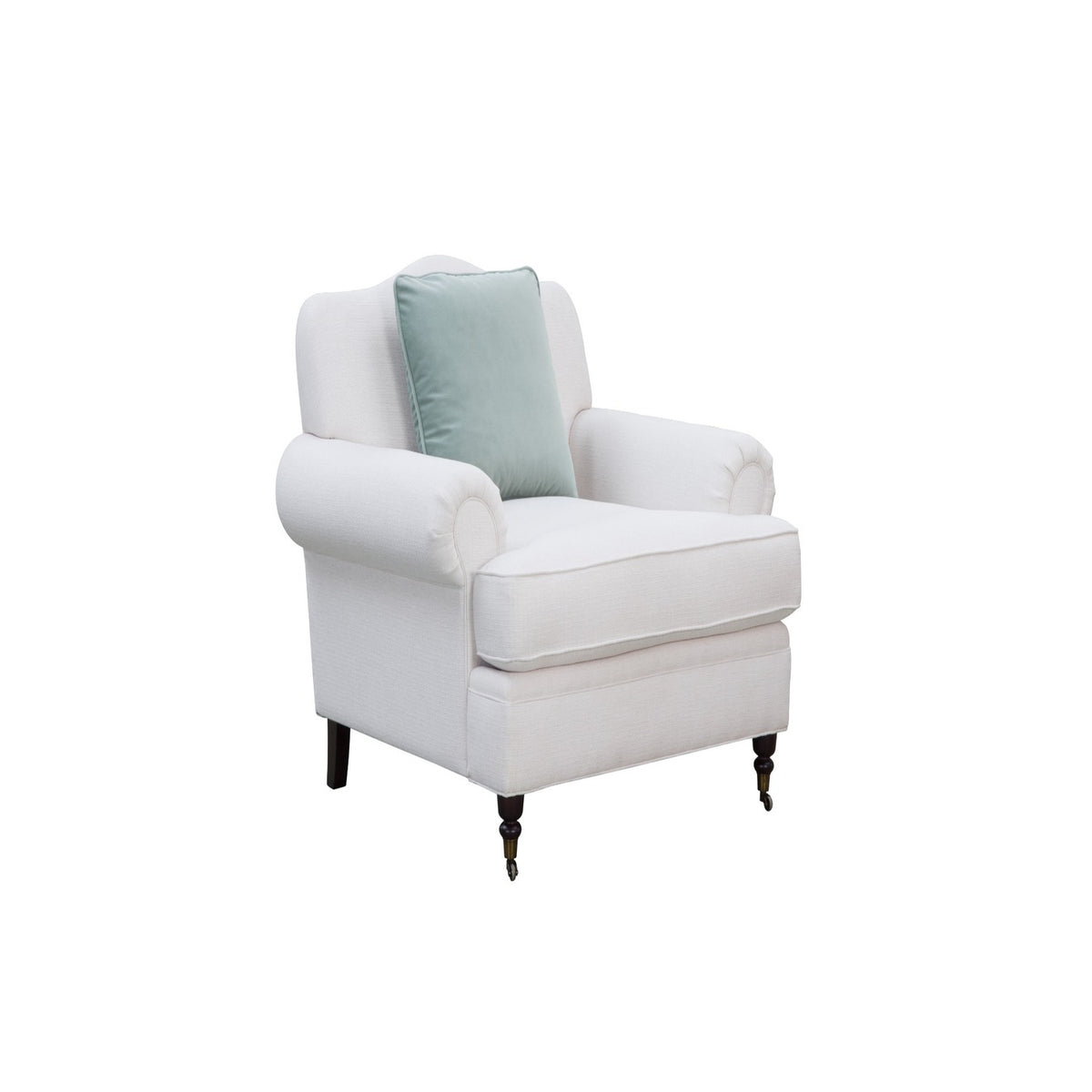 Novelle White Cream Arm Chair