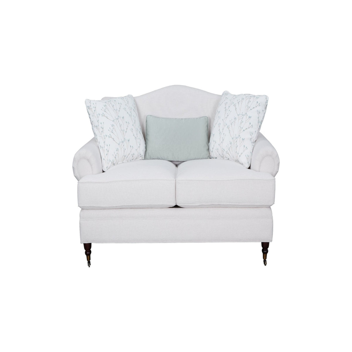 Novelle White Cream Loveseat 174cm