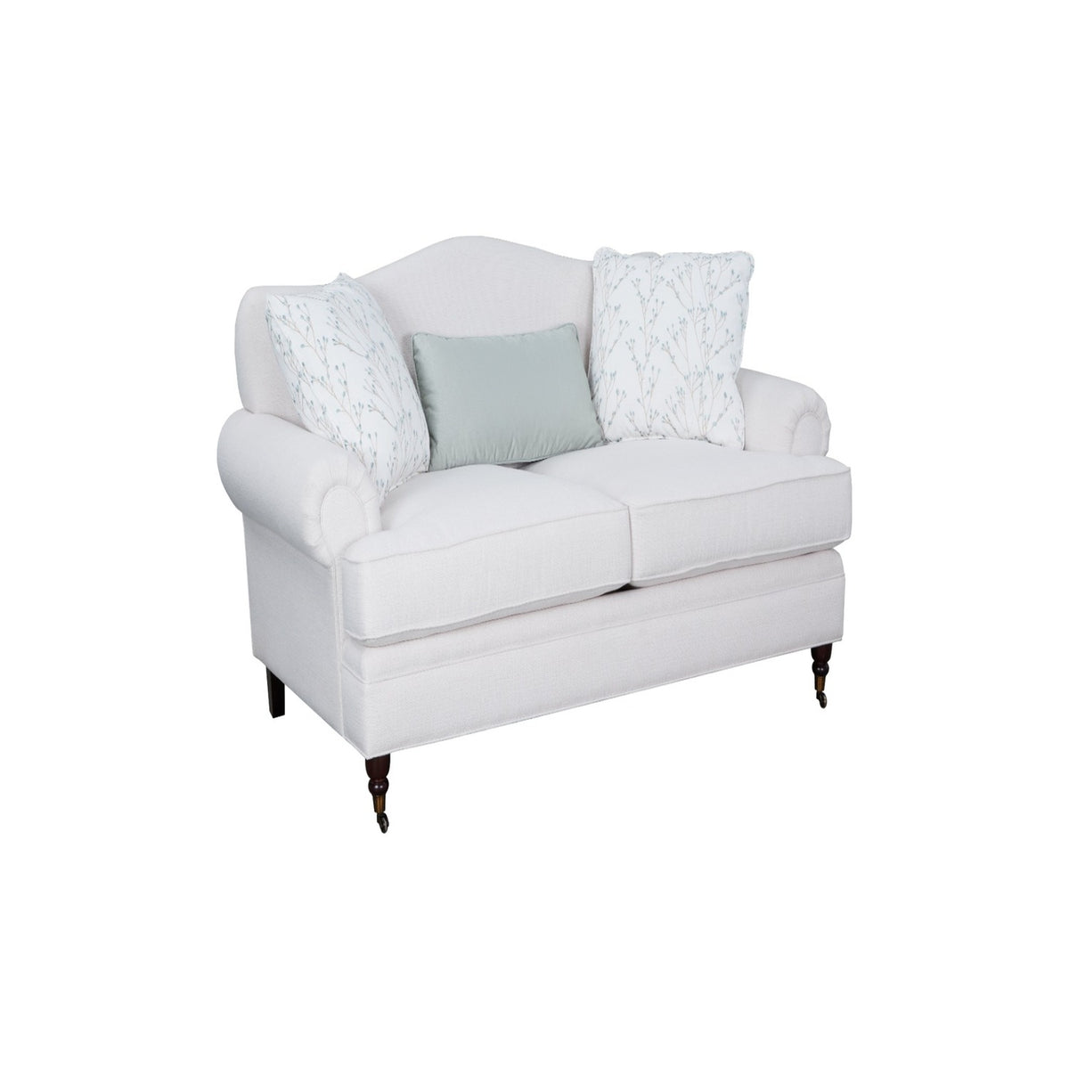 Novelle White Cream Loveseat 174cm