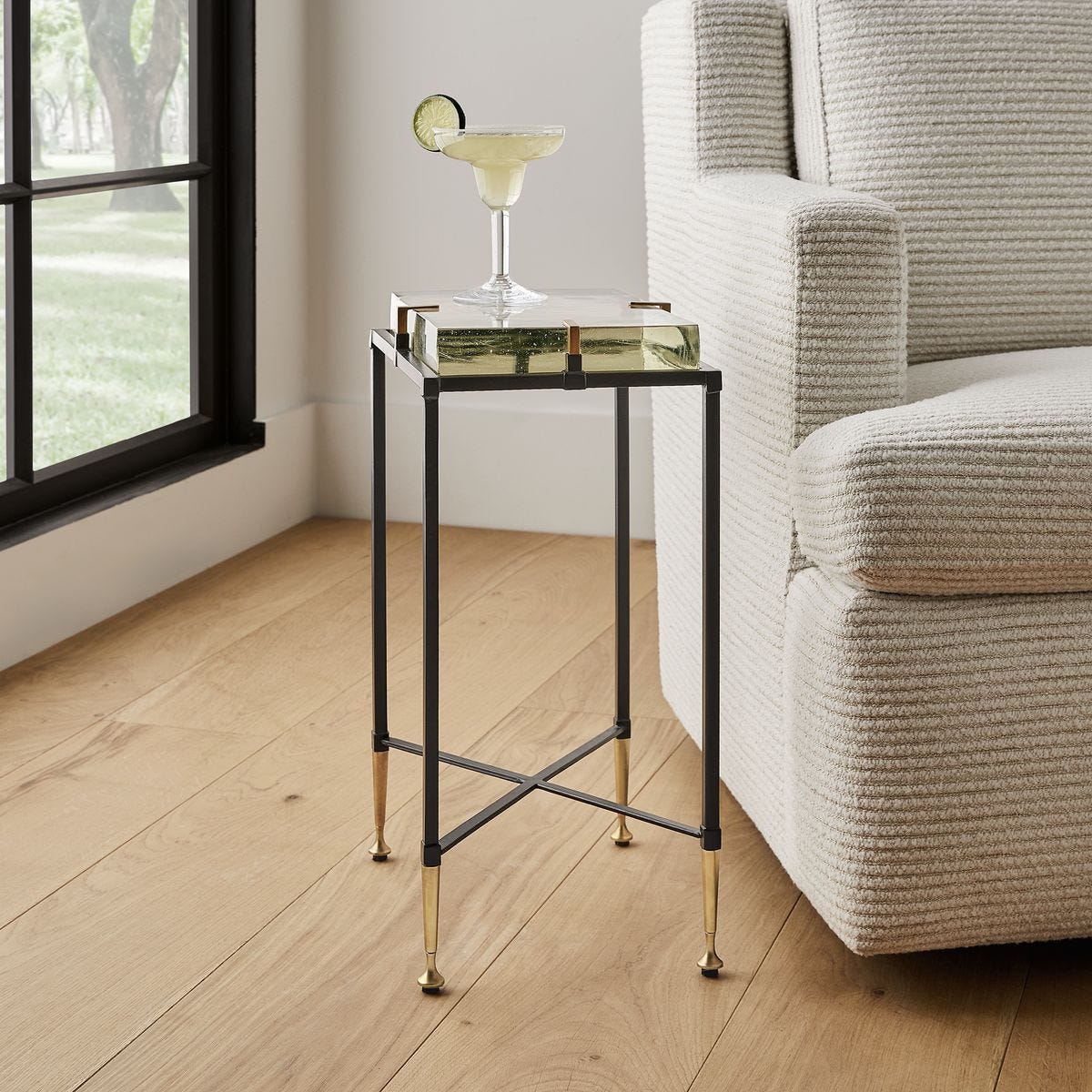 Ice Block Accent Table - Rectangular