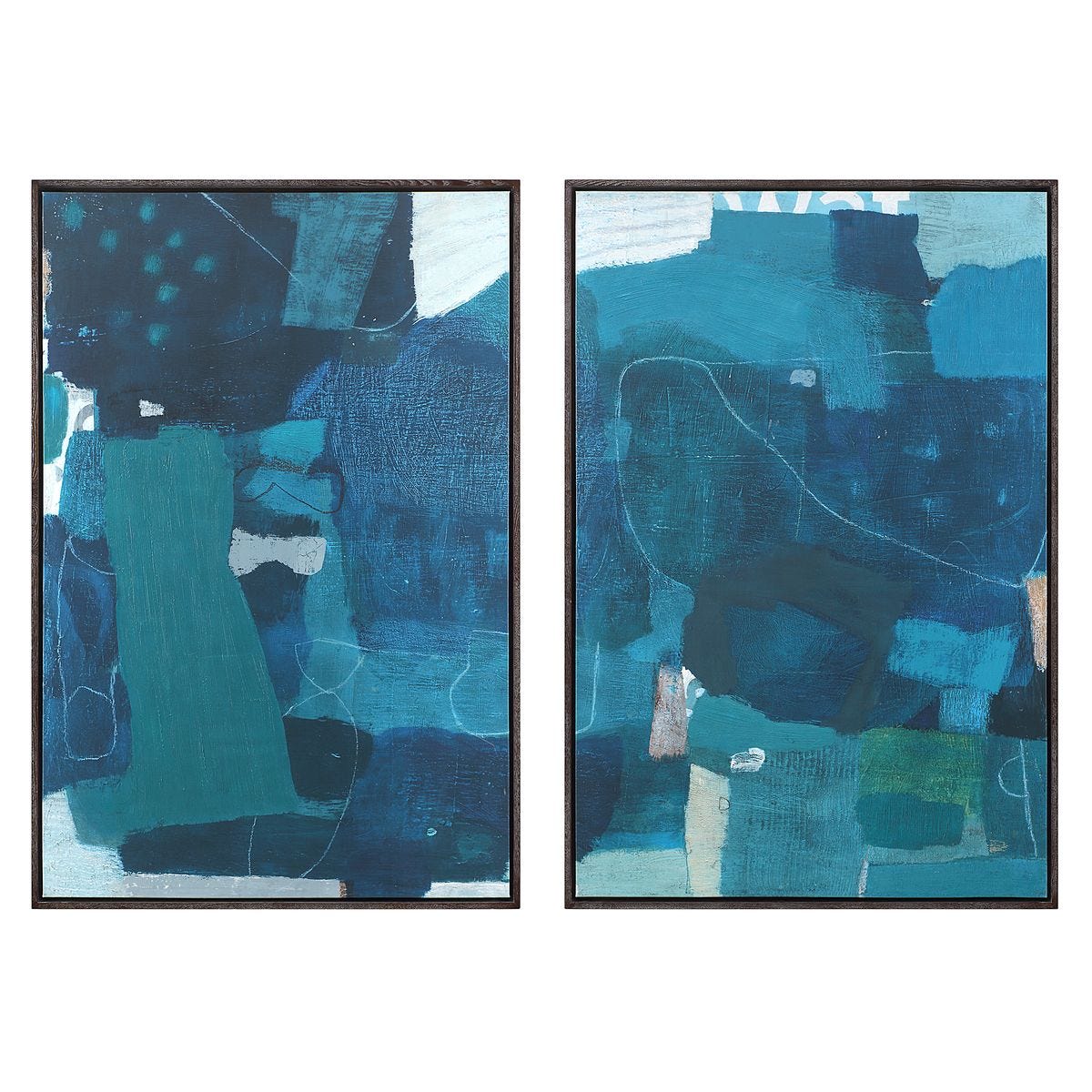 Wait Until Dusk Diptych Canvas  S/2 - Large