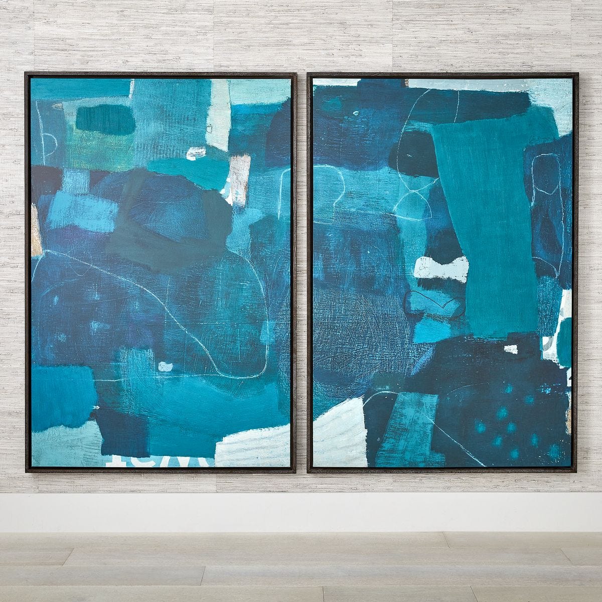 Wait Until Dusk Diptych Canvas  S/2 - Large