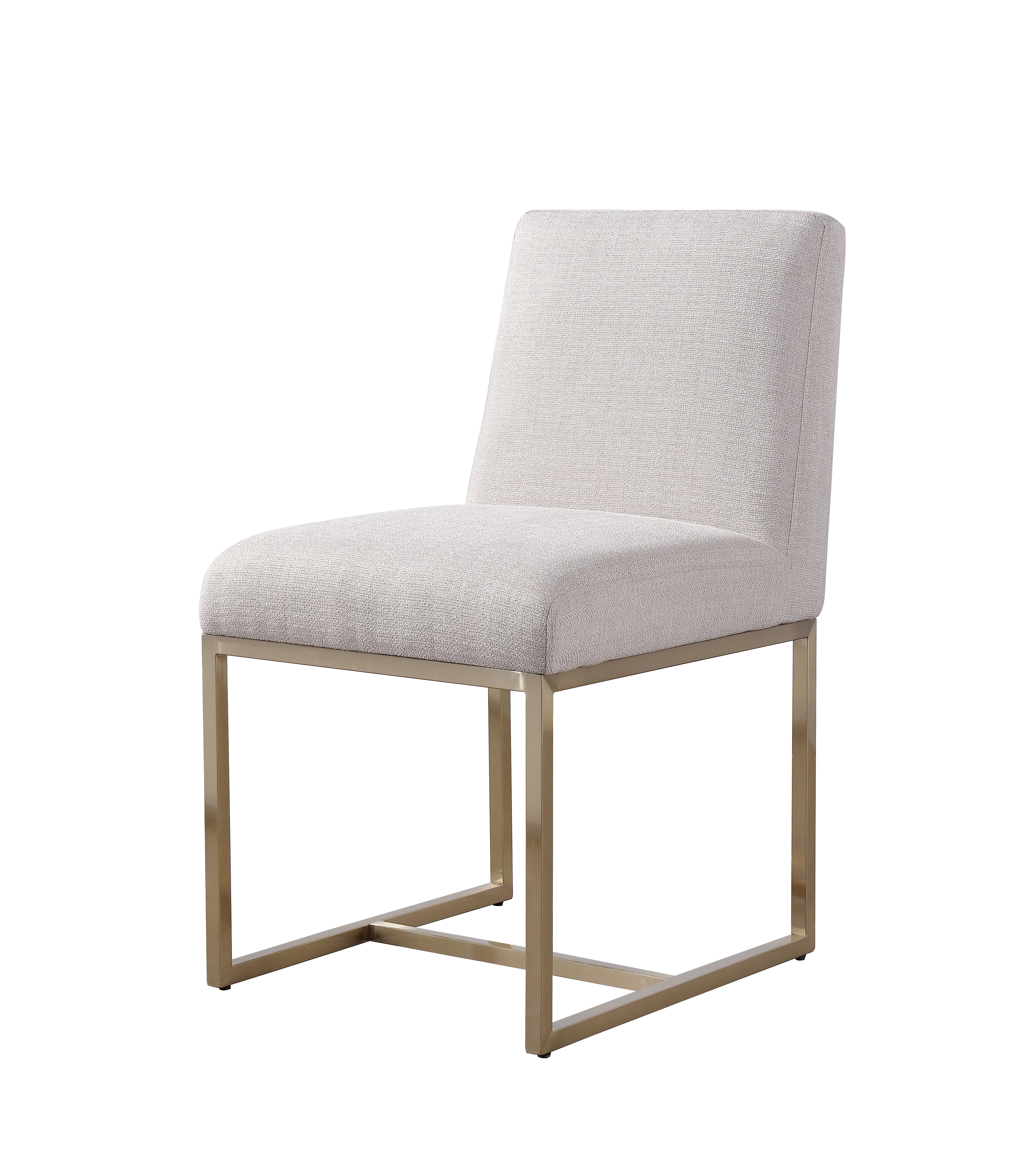Alexa RF-1574-DC1 Chair — Light Beige — Linen (708-2) — Gold Legs