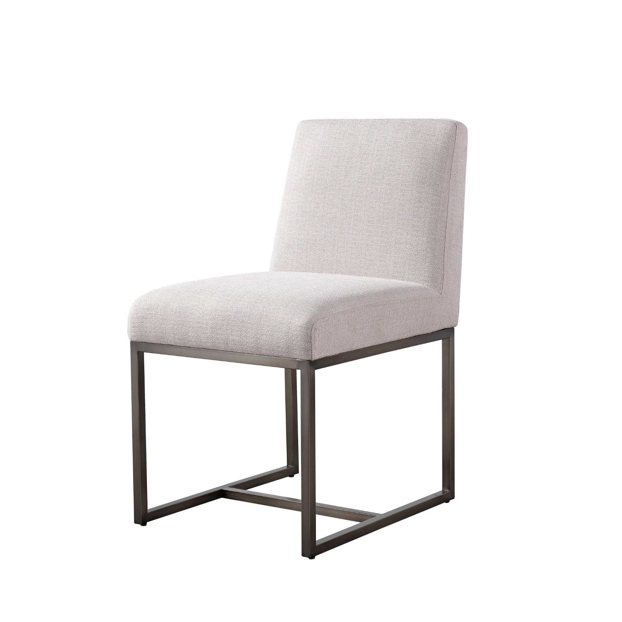 Alexa RF-1574-DC1 Chair — Light Beige — Linen — Bronze Legs