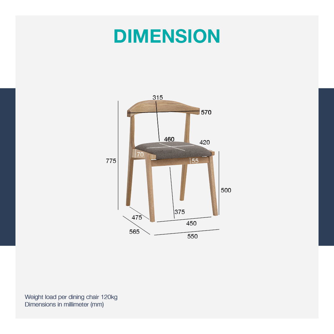 RUFUS DINING CHAIR 109/6671
