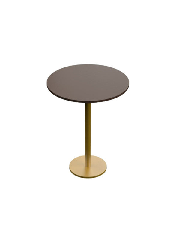 Royal | OakHorizon Side Table in MDF Wood - Brown & Gold - 40x55 cm