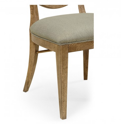 Cambridge Collection - Shield Back English Brown Oak Dining Side Chair
